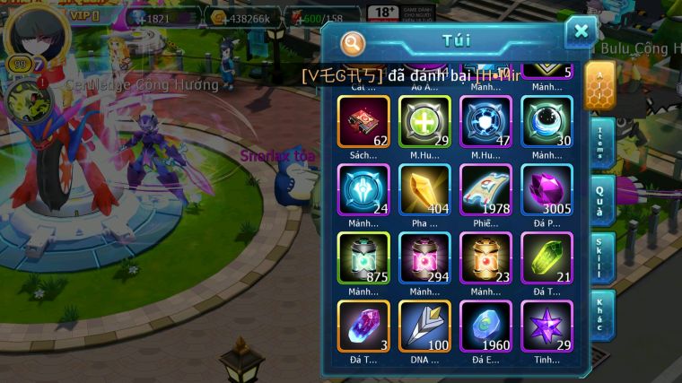 MÃ : #TTS3764 - SV 1370 - MEW GIÁP BÁ CHỦ HOOH BÁ CHỦ TAPU LELE BÁ CHỦ QVBC BÁ CHỦ CELEBI BC NHIỀU PET