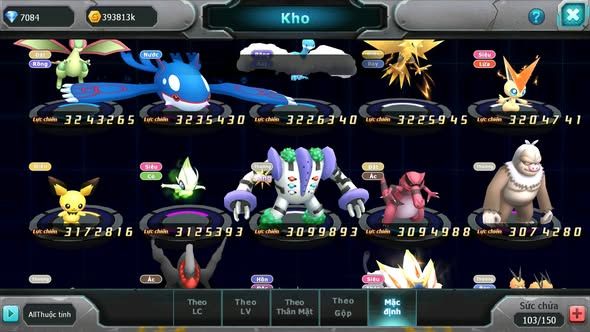 MÃ : #TTS3767 - SV 1178 - TOP22 - V15 - HOOH CH DYNAMAX WB CH DYNAMAX THẦN ĐIỆN DYNAMAX PR DIALGA BC CẶP LATI BC