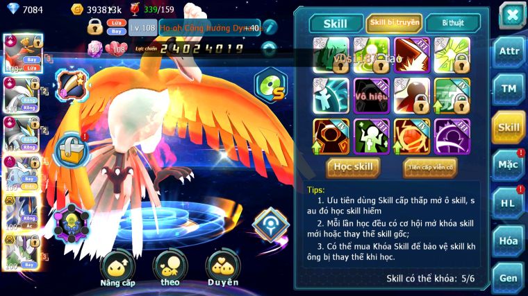 MÃ : #TTS3767 - SV 1178 - TOP22 - V15 - HOOH CH DYNAMAX WB CH DYNAMAX THẦN ĐIỆN DYNAMAX PR DIALGA BC CẶP LATI BC