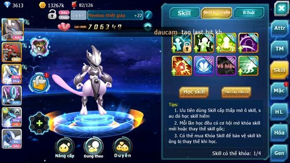 MÃ : #TTS3766 - SV 1779 - V2 - TOP12 - MEW GIÁP GROUDON LUGIA LATI