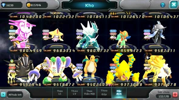 MÃ : #TTS3773 - SV 312 - V13 - TOP4-5 CHAM - WHITE BLACK CỘNG HƯỞNG YVETAL CỘNG HƯỞNG HOOH CH DYNAMAX PALKIA CỘNG HƯỞNG QUÁ HOT