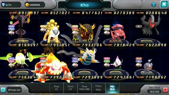 MÃ : #TTS3780 - SV 693 - TOP5 - V14 - HOOPA BÁ CHỦ BUILD CỰC CAO - PALKIA BC WHITE BLACK DYNAMAX SẴN 150 MẢNH ECHO  CẶP CÁ