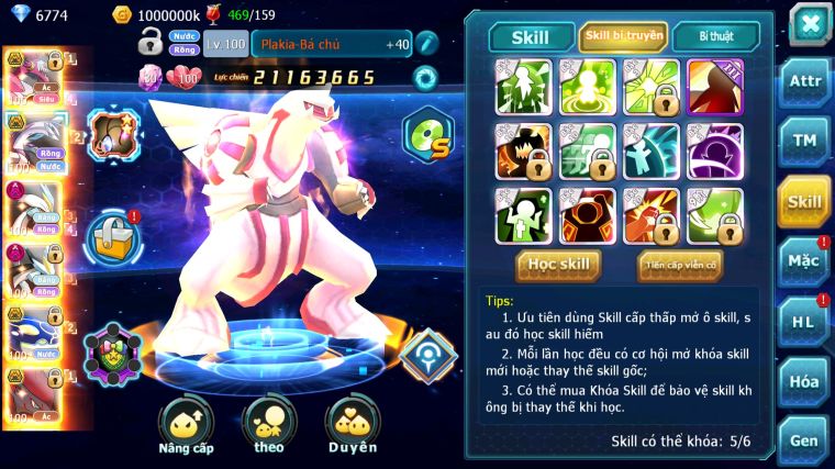 MÃ : #TTS3780 - SV 693 - TOP5 - V14 - HOOPA BÁ CHỦ BUILD CỰC CAO - PALKIA BC WHITE BLACK DYNAMAX SẴN 150 MẢNH ECHO  CẶP CÁ