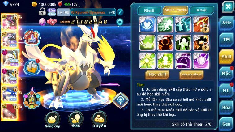 MÃ : #TTS3780 - SV 693 - TOP5 - V14 - HOOPA BÁ CHỦ BUILD CỰC CAO - PALKIA BC WHITE BLACK DYNAMAX SẴN 150 MẢNH ECHO  CẶP CÁ