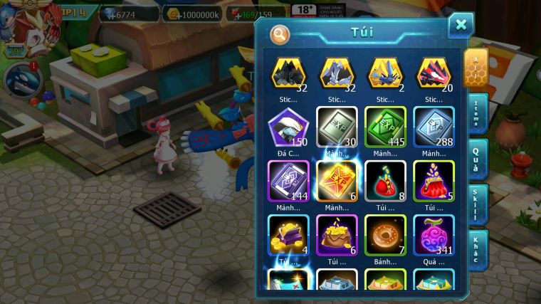 MÃ : #TTS3780 - SV 693 - TOP5 - V14 - HOOPA BÁ CHỦ BUILD CỰC CAO - PALKIA BC WHITE BLACK DYNAMAX SẴN 150 MẢNH ECHO  CẶP CÁ