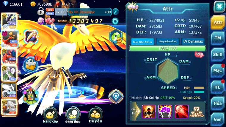 MÃ : #TTS3778 - SV 1683 - TOP4 ALL - TOP 4-6 CHAM - V15 - 5K SÁCH - 110K KC - CẶP RỒNG BÁ CHỦ FULL ĐẠO CỤ 2SAO - HOOH DYNAMAX THẦN GIÓ UNVOA