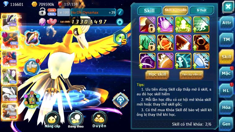 MÃ : #TTS3778 - SV 1683 - TOP4 ALL - TOP 4-6 CHAM - V15 - 5K SÁCH - 110K KC - CẶP RỒNG BÁ CHỦ FULL ĐẠO CỤ 2SAO - HOOH DYNAMAX THẦN GIÓ UNVOA