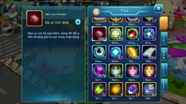 MÃ : #TTS3778 - SV 1683 - TOP4 ALL - TOP 4-6 CHAM - V15 - 5K SÁCH - 110K KC - CẶP RỒNG BÁ CHỦ FULL ĐẠO CỤ 2SAO - HOOH DYNAMAX THẦN GIÓ UNVOA