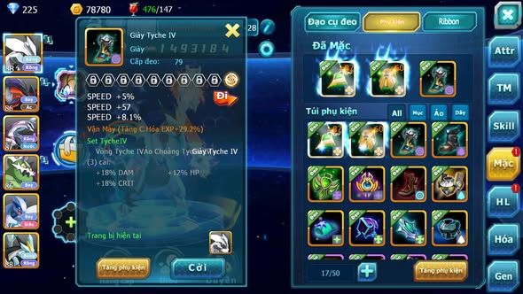 MÃ : #TTS3777 - SV 1699 - UNVOA YVETAL PALKIA THẦN GIÓ LUGIA BLACK DIANCIE