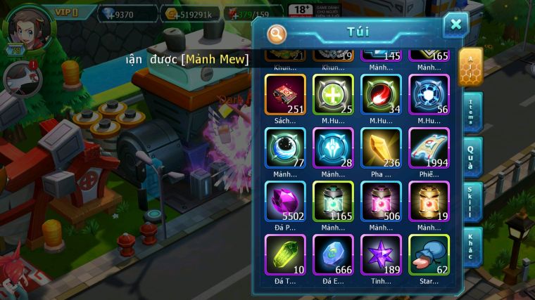 MÃ : #TTS3788 - SV 1624 - HOOH BC DRAK HOOH UNVOA QVLD BC THẦN GIÓ RAIKOU