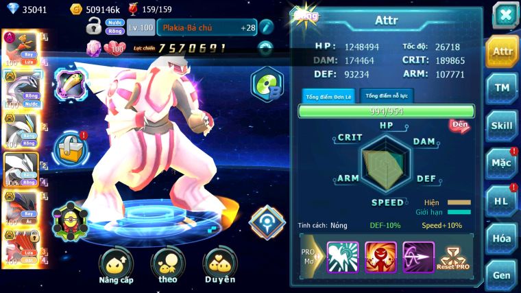 MÃ : #TTS3796 - SV 1566 - V8 - 465 SÁCH - HOOH DYNAMAX PALKIA BÁ CHỦ UNVOA WB BC YVETAL BC 3 TEAM FORM CỰC ĐẸP