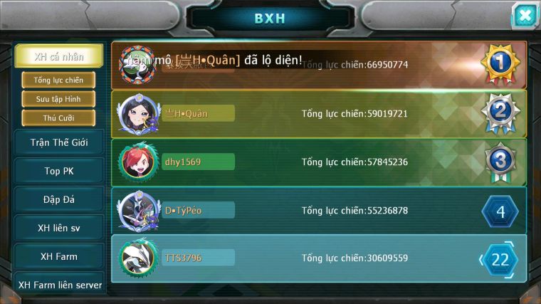 MÃ : #TTS3796 - SV 1566 - V8 - 465 SÁCH - HOOH DYNAMAX PALKIA BÁ CHỦ UNVOA WB BC YVETAL BC 3 TEAM FORM CỰC ĐẸP