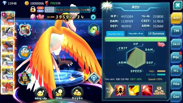 MÃ : #TTS3803 - SV 1439 - TOP10 - HOOH CH DYANAMX MIRAIDON BÁ CHỦ YVETAL BC UNVOA WB QUÁ NGON LÀNH