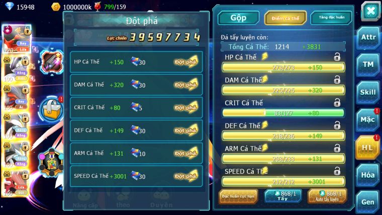 MÃ : #TTS3803 - SV 1439 - TOP10 - HOOH CH DYANAMX MIRAIDON BÁ CHỦ YVETAL BC UNVOA WB QUÁ NGON LÀNH