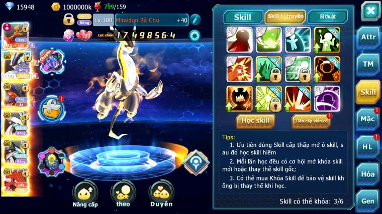 MÃ : #TTS3803 - SV 1439 - TOP10 - HOOH CH DYANAMX MIRAIDON BÁ CHỦ YVETAL BC UNVOA WB QUÁ NGON LÀNH