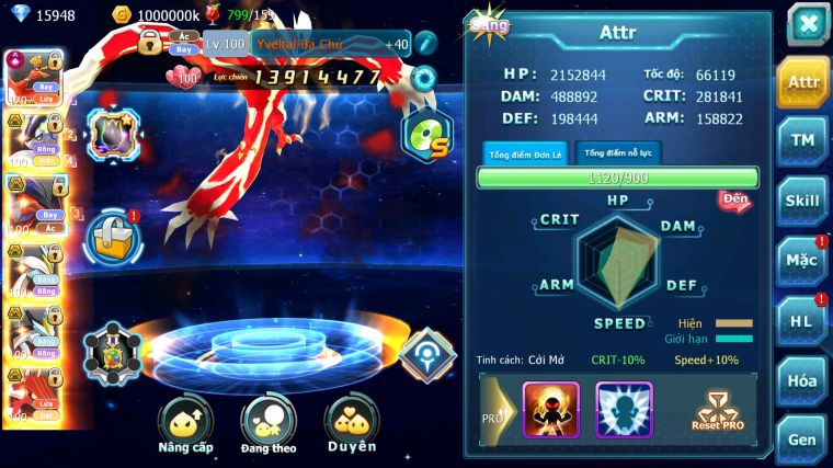 MÃ : #TTS3803 - SV 1439 - TOP10 - HOOH CH DYANAMX MIRAIDON BÁ CHỦ YVETAL BC UNVOA WB QUÁ NGON LÀNH