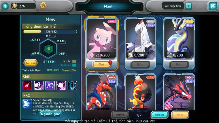 MÃ : #TTS3803 - SV 1439 - TOP10 - HOOH CH DYANAMX MIRAIDON BÁ CHỦ YVETAL BC UNVOA WB QUÁ NGON LÀNH