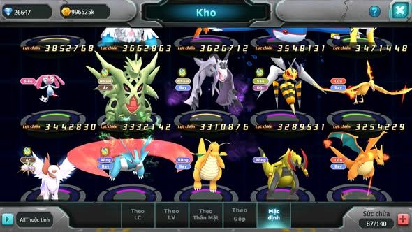 MÃ : #TTS3807 - SV 1418 - TOP35 - 1K SÁCH - HOOH CH DYNAMAX YVETAL CH PALKIA BC THẦN GIÓ BC QVLD BC NHIỀU PET HT BC