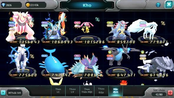 MÃ : #TTS3813 - SV1660 - PALKIA BÁ CHỦ UNVOA MES AMDLO QUÁ NGON