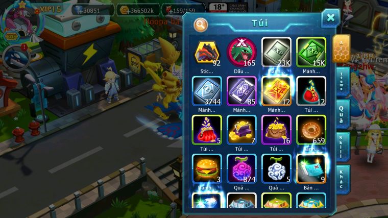 MÃ : #TTS3812 - SV 561 - TOP3-4 CHAM - 2K3 SÁCH - 30K KC - HOOH CH DYNAMAX DIANCIE CH DYNAAMX PALKIA CH RAYQUAZA BC WB DYNAMAX HOOPA BC