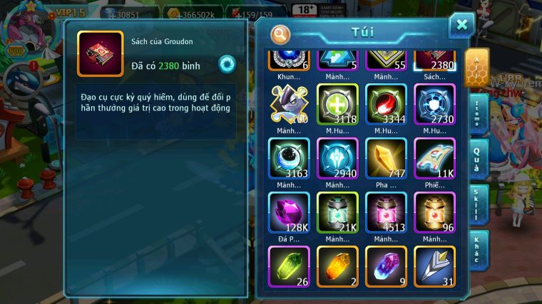 MÃ : #TTS3812 - SV 561 - TOP3-4 CHAM - 2K3 SÁCH - 30K KC - HOOH CH DYNAMAX DIANCIE CH DYNAAMX PALKIA CH RAYQUAZA BC WB DYNAMAX HOOPA BC