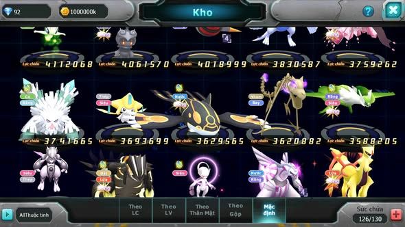 MÃ : #TTS3818 - SV 922 - TOP49 - V8 - HOOH DYNAMAX UNVOA WB BC BTAA BC ZOROA BC QVLD BC NHIỀU PET HT