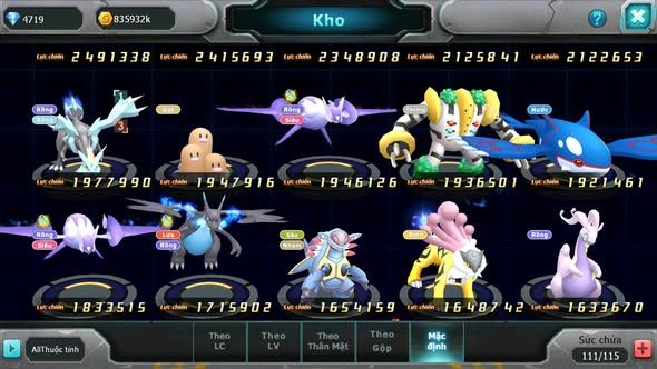 MÃ : #TTS3816 - SV 1574 - TOP 47 - V6 - HOOH DYNAMAX DRAK MEWTWO BC YVETAL THẦN GIÓ BC