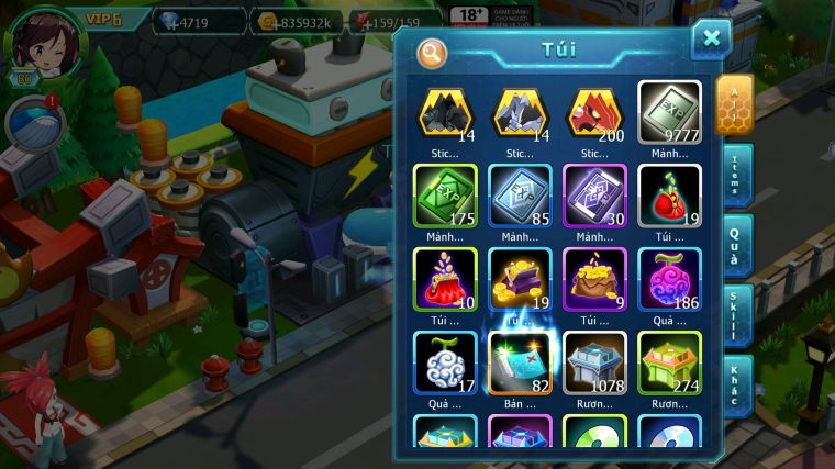 MÃ : #TTS3816 - SV 1574 - TOP 47 - V6 - HOOH DYNAMAX DRAK MEWTWO BC YVETAL THẦN GIÓ BC