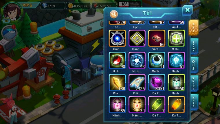 MÃ : #TTS3816 - SV 1574 - TOP 47 - V6 - HOOH DYNAMAX DRAK MEWTWO BC YVETAL THẦN GIÓ BC