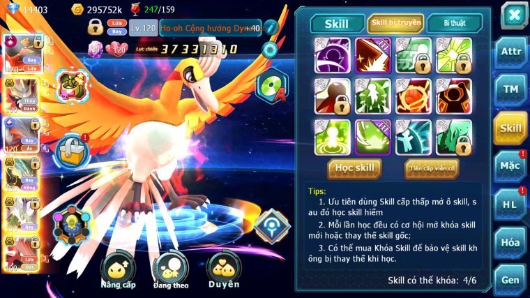 MÃ : #TTS3827 - SV 1275 - TOP 11 - V15 - 1K3 SÁCH - HOOH CH DYNAMAX VUA KHIÊN BÁ CHỦ YVETAL CH RAYQUZA BC THẦN GIÓ BC QVLD BC