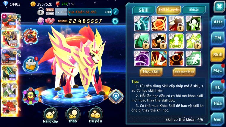 MÃ : #TTS3827 - SV 1275 - TOP 11 - V15 - 1K3 SÁCH - HOOH CH DYNAMAX VUA KHIÊN BÁ CHỦ YVETAL CH RAYQUZA BC THẦN GIÓ BC QVLD BC