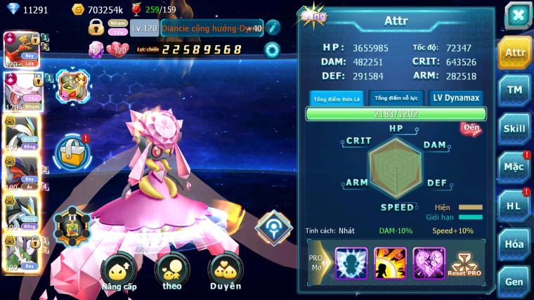 MÃ : #TTS3825 - SV 1332 - TOP 25 - 1K1 SÁCH - HOOH CH DYNAMAX DIANCIE CH DYNAMAX UNVOA WB BC YVETAL BC NHIỀU PET BÁ CHỦ NGON