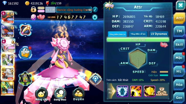 MÃ : #TTS3823 - SV 1324 - TOP 14 - 160K KC - 1K SÁCH - HOOH CH DYNAAMX YVETAL CH DIANCIE CH DYNAMAX FORM 2 TEAM CỰC MẠNH