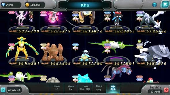 MÃ : #TTS3829 - SV 739 - V14 - 79K KC - 2585 SÁCH - TOP 10 - DIANCIE CH DYNAMAX PALKIA CỘNG HƯỞNG HOOH DYNAMAX QVBC BC UNVOA WB BC NHIỀU PET BÁ CHỦ NGON