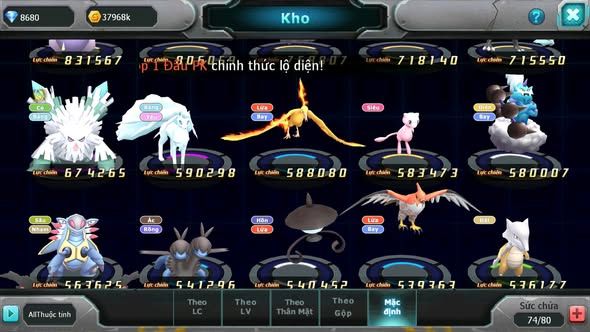 MÃ : #TTS3835 - SV 1731 - MEW GIÁP BÁ CHỦ UNVOA CẶP LATI - NHIỀU PET HT