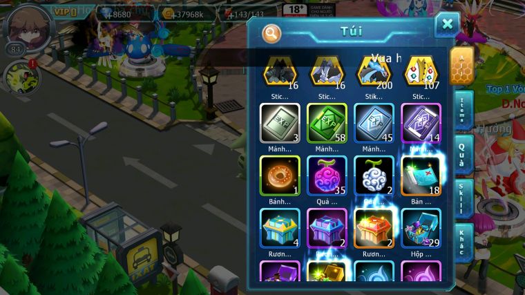 MÃ : #TTS3835 - SV 1731 - MEW GIÁP BÁ CHỦ UNVOA CẶP LATI - NHIỀU PET HT