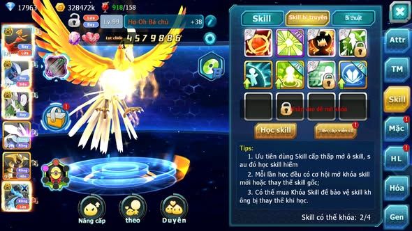 MÃ : #TTS3833 - SV1631 - V12 - HOOH BÁ CHỦ LUGIA BÁ CHỦ THẦN GIÓ BÁ CHỦ UNVOA NHIỀU PET HUYỀN THOẠI