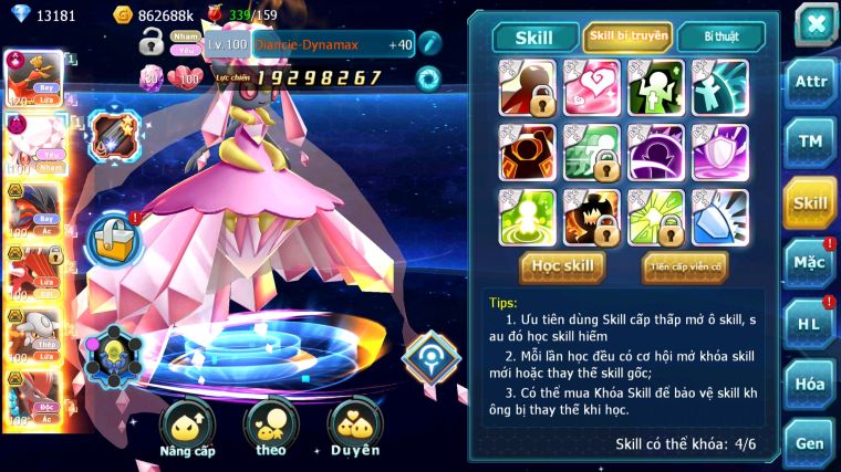 MÃ : #TTS3840 - SV 916 - TOP13 - V10 - HOOH CH DYNAAMX CS KHỦNG DIANCIE DYNAAMX YVETAL BC QVLD BC HENTRAN BC BTAA BC QUÁ NGON