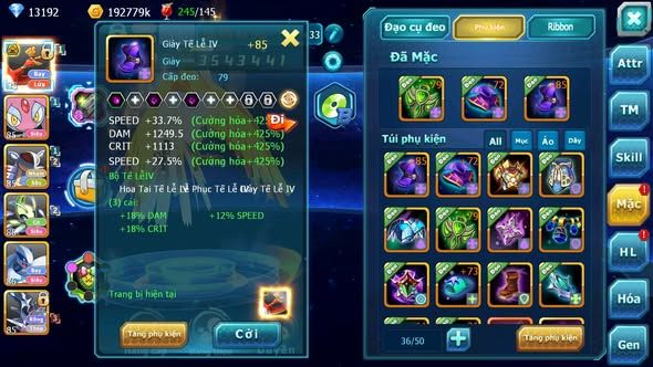 MÃ : #TTS3839 - SV 1704 - 13K KC - HOOH BÁ CHỦ MES AMDLO LUGIA CELEBI