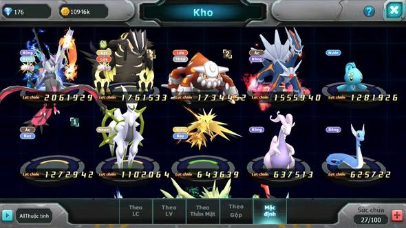 MÃ : #TTS3845 - SV 1300 V5 - UNVOA GROUDON HENTRAN PR DIALGA NHIỀU PET