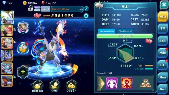 MÃ : #TTS3845 - SV 1300 V5 - UNVOA GROUDON HENTRAN PR DIALGA NHIỀU PET