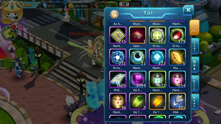 MÃ : #TTS3844 - SV 1533 - MEW GIÁP BÁ CHỦ CẶP LATI BÁ CHỦ ST PALKIA NHIỀU PET HT