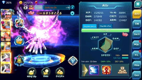 MÃ : #TTS3850 - SV 1589 - V9 - DRAK HOOH HOOH DYNAMAX QVLD CẶP LATI BC