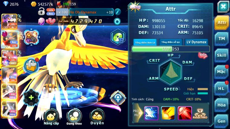 MÃ : #TTS3850 - SV 1589 - V9 - DRAK HOOH HOOH DYNAMAX QVLD CẶP LATI BC