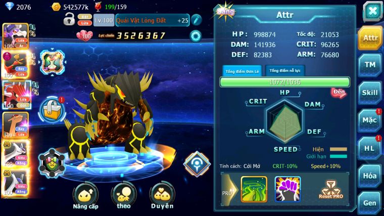 MÃ : #TTS3850 - SV 1589 - V9 - DRAK HOOH HOOH DYNAMAX QVLD CẶP LATI BC