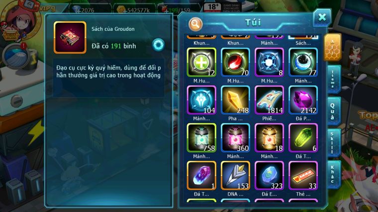 MÃ : #TTS3850 - SV 1589 - V9 - DRAK HOOH HOOH DYNAMAX QVLD CẶP LATI BC