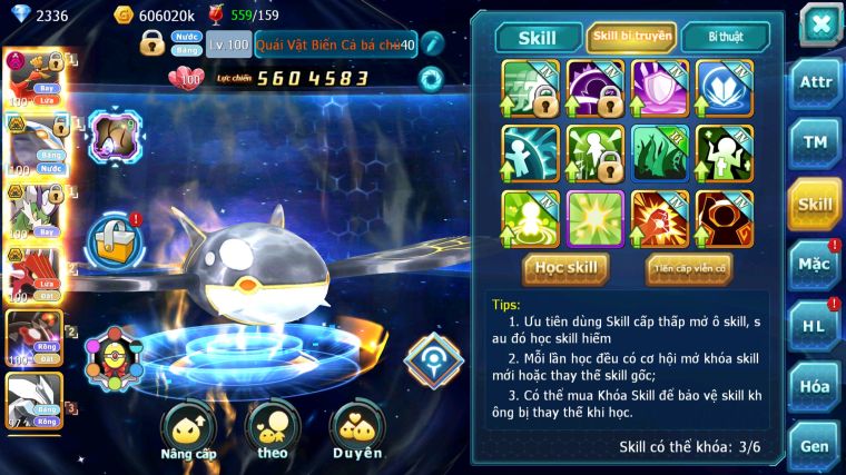 MÃ : #TTS3848 - SV 1646 - V12 - HOOH DYNAMAX QVBC BÁ CHỦ THẦN GIÓ BC QVLD BC ZEVIL UNVOA NHIỀU PET HT