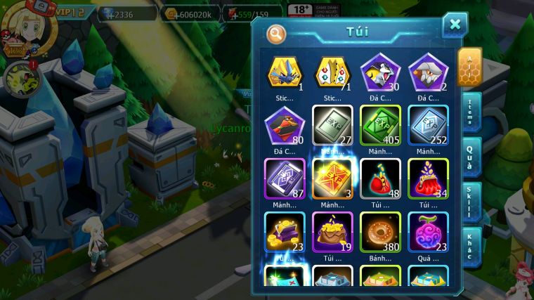 MÃ : #TTS3848 - SV 1646 - V12 - HOOH DYNAMAX QVBC BÁ CHỦ THẦN GIÓ BC QVLD BC ZEVIL UNVOA NHIỀU PET HT