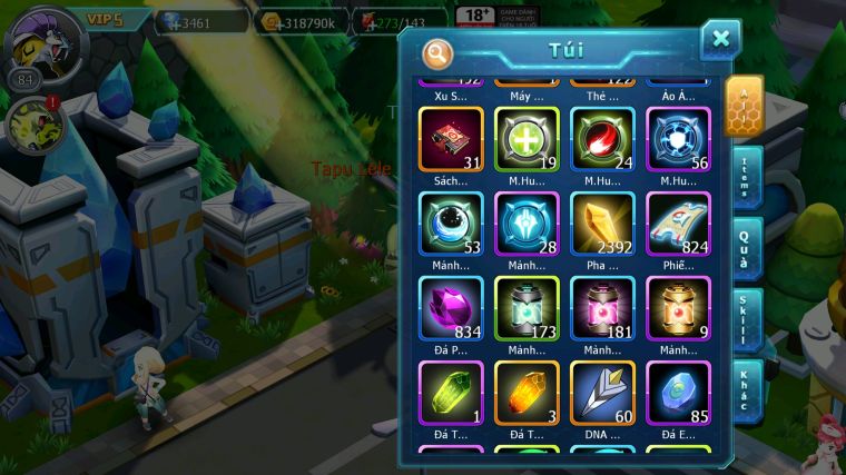 MÃ : #TTS3847 - SV 1735 - V5 - MEW GIÁP BÁ CHỦ TAPU LELE BÁ CHỦ UNVOA CELEBI ARC SÁNG THẾ QUÁ NGON Ạ