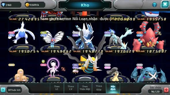 MÃ : #TTS3856 - SV 1687 - TOP38 - V12 - UNVOA WHITE DYANAMX BLACK BC PALKIA CẶP LATI BC QVLD